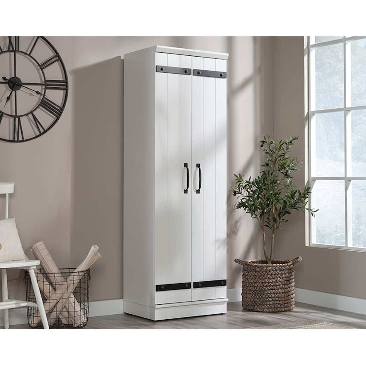 Sauder HomePlus Two-Door Storage Cabinet
