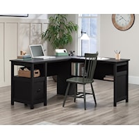 Transitional Dawson Trail L-Desk - Raven Oak