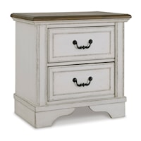 Traditional 2-Drawer Nightstand