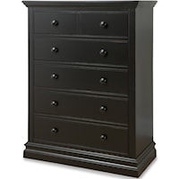 Casual Chest of Drawers with Solid Wood Drawer Boxes