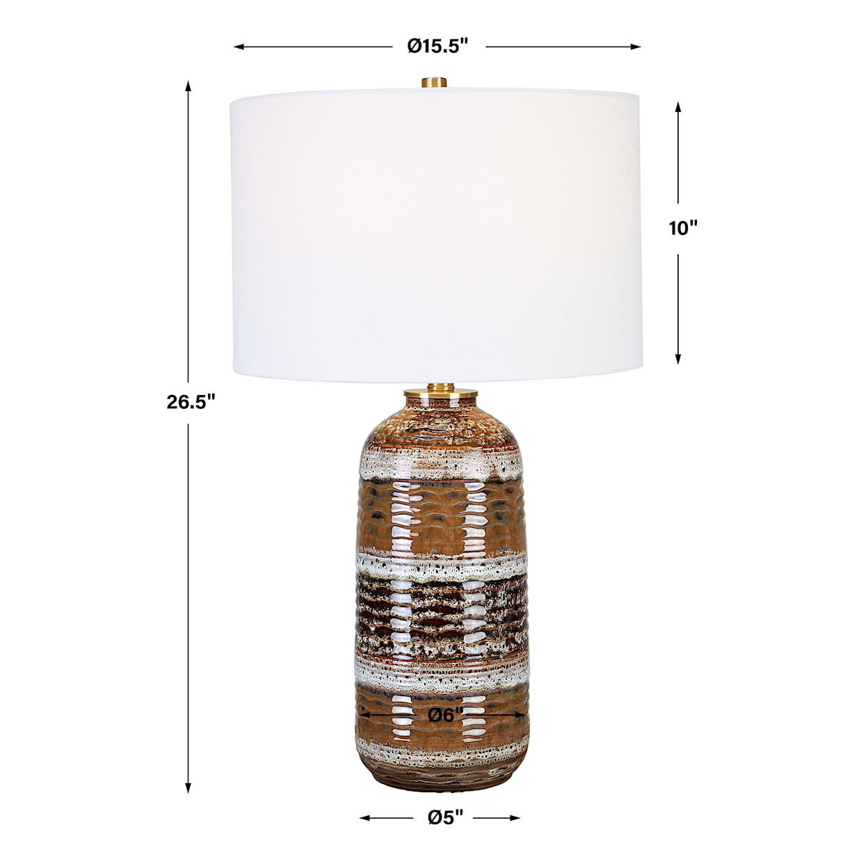 Uttermost Roan Roan Artisian Table Lamp