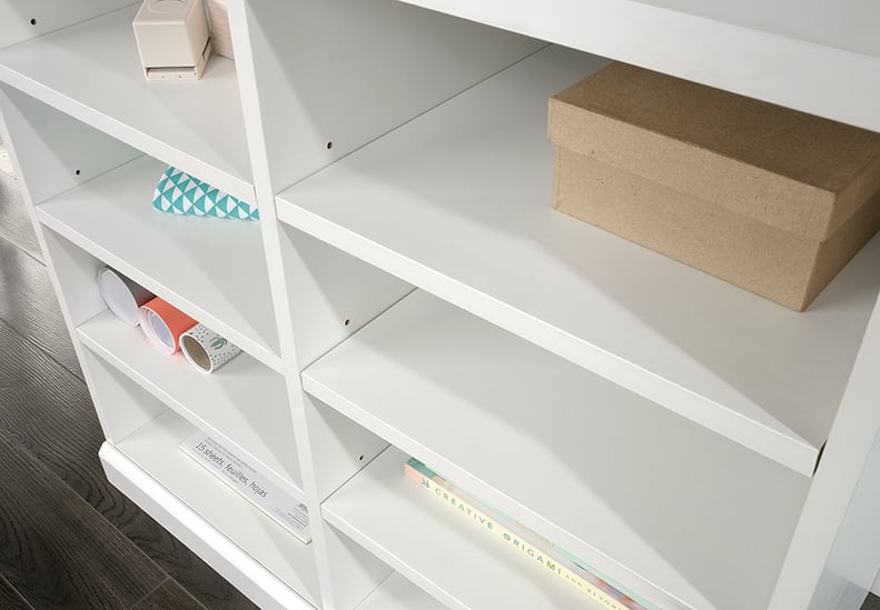 Sauder Pinwheel Open Storage Cabinet