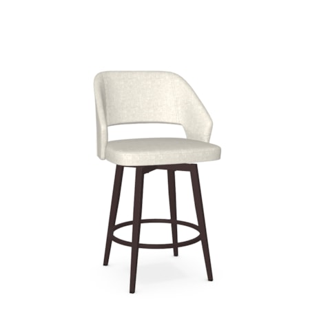 Upholstered Counter Height Swivel Stool