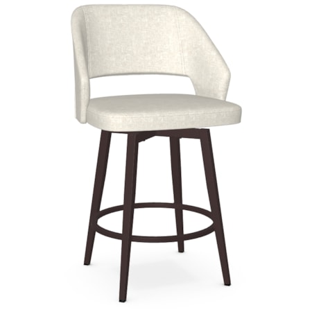 Upholstered Counter Height Swivel Stool