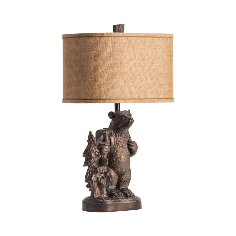 Trail Hike Bear Table Lamp