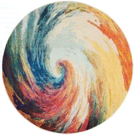 4' Round  Rug