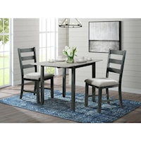 3-Piece Table & Chair Set