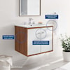 Modway Transmit 24" Wall-Mount Bathroom Vanity