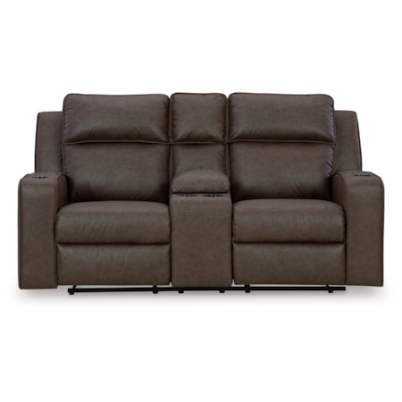 Reclining Loveseat with Console