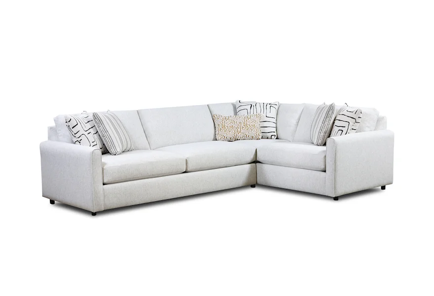 7000 DURANGO PEWTER 2-Piece Sectional by Fusion Furniture at Prime Brothers Furniture