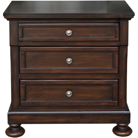 3-Drawer Nightstand