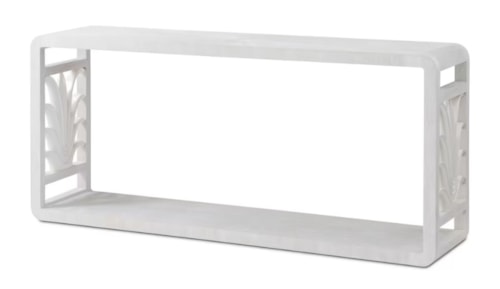 Casual Coastal Open-Frame Console Table