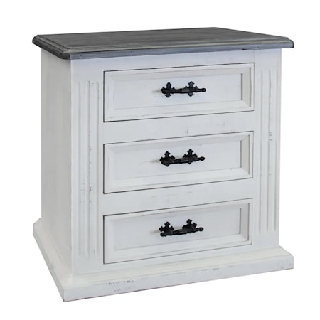 3-Drawer Nightstand