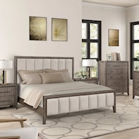 Contemporary King Upholstered Bedroom Set