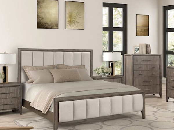 Queen Upholstered Bedroom Set