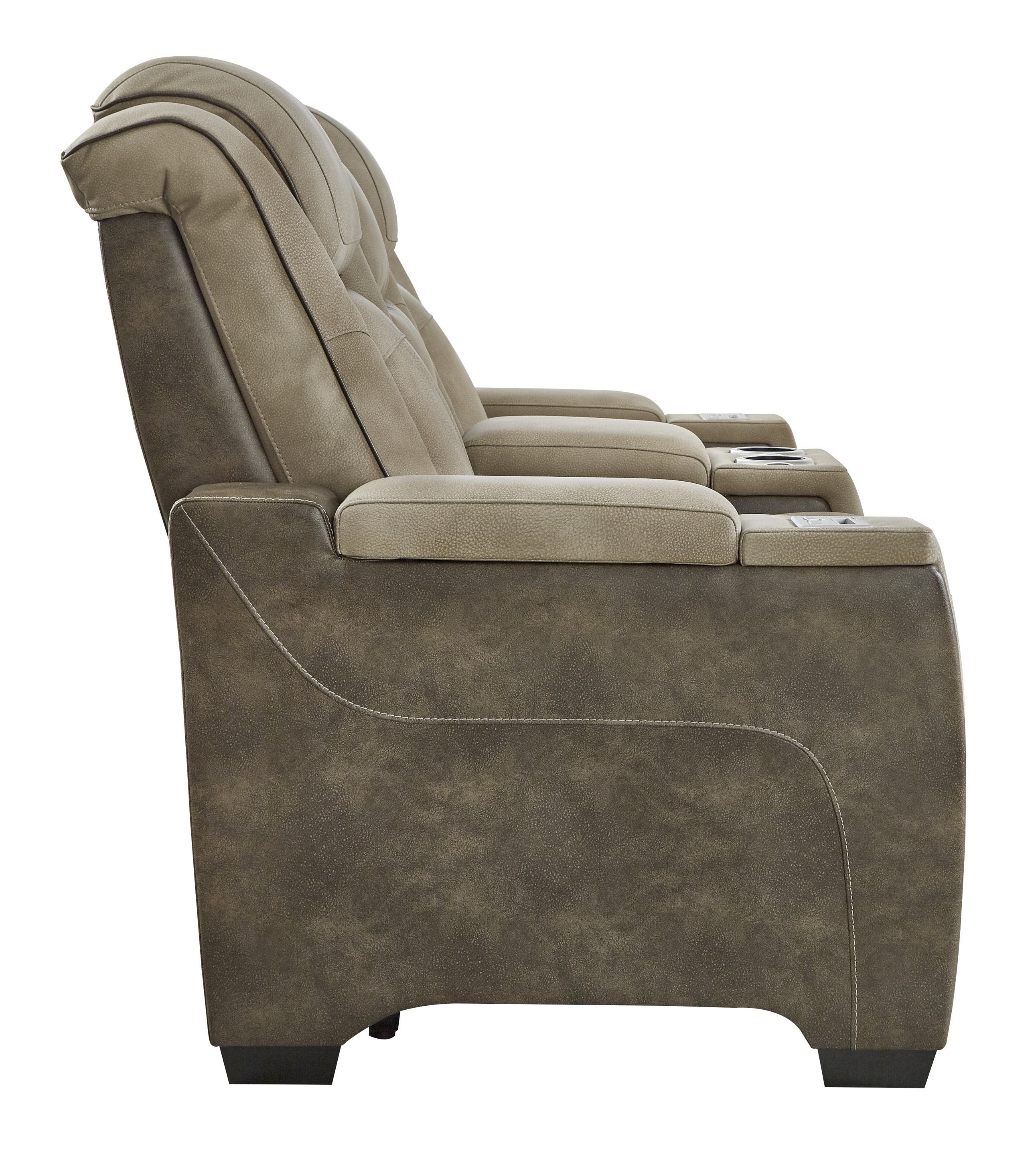 Yacolt power reclining online loveseat with console