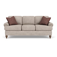 Traditional Sofa with Rolled Arms