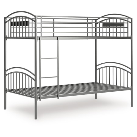 Twin/Twin Bunk Bed W/Ladder