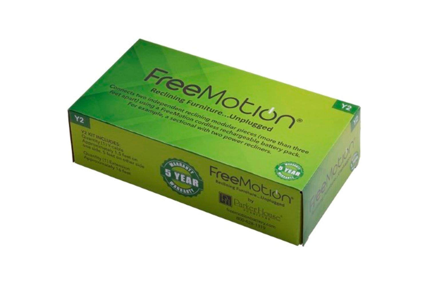 Parker Living Freemotion 5000mAh Battery, Bracket and Y2 cable