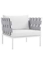 Modway Harmony Outdoor 7-Piece Aluminum Sectional Sofa Set