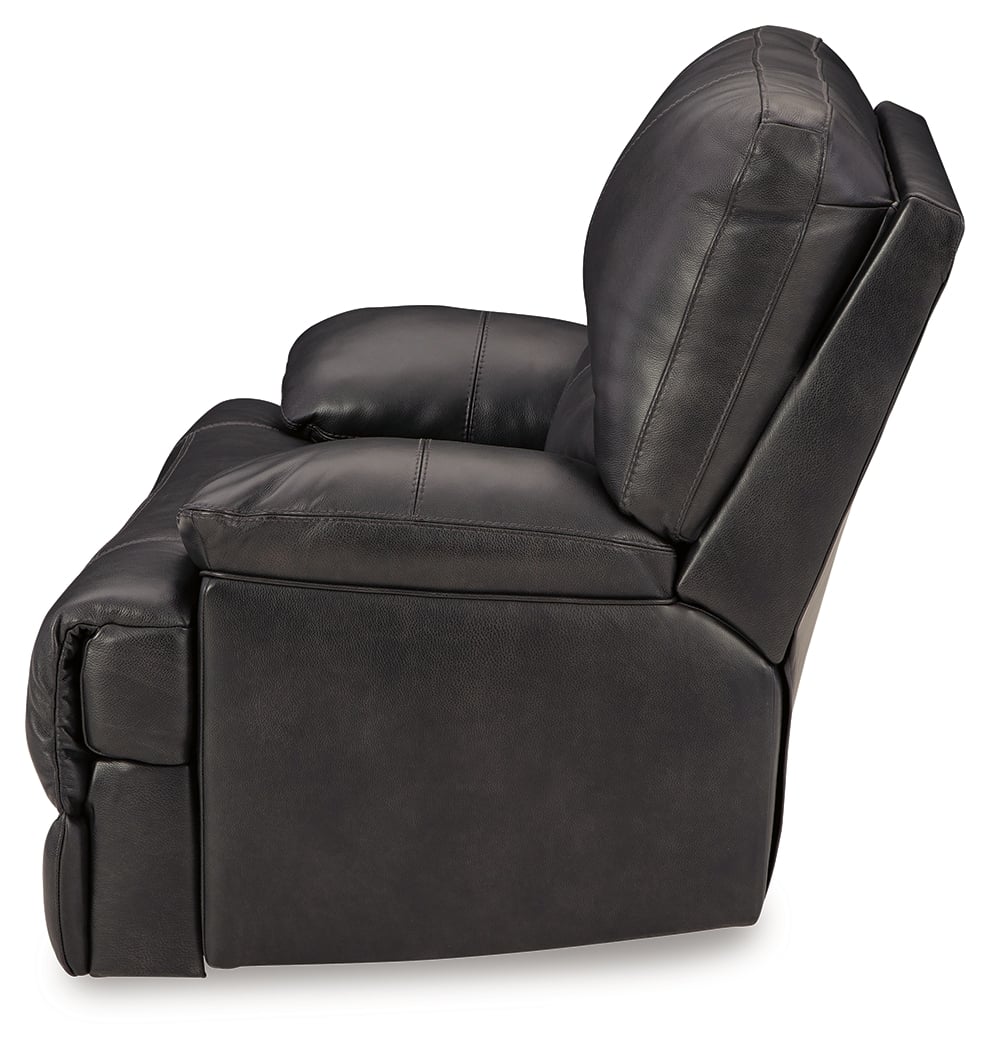 Signature Design by Ashley Mountainous Power Recliner w/ Adjustable Headrest
