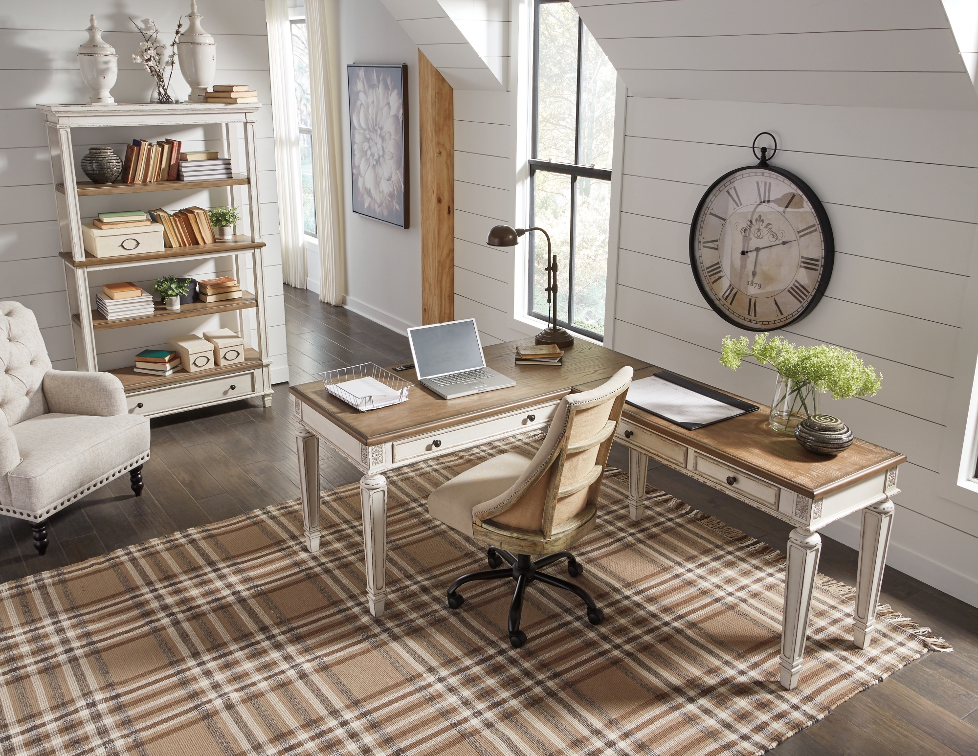 Signature Design by Ashley Realyn 2-Piece Home Office Desk