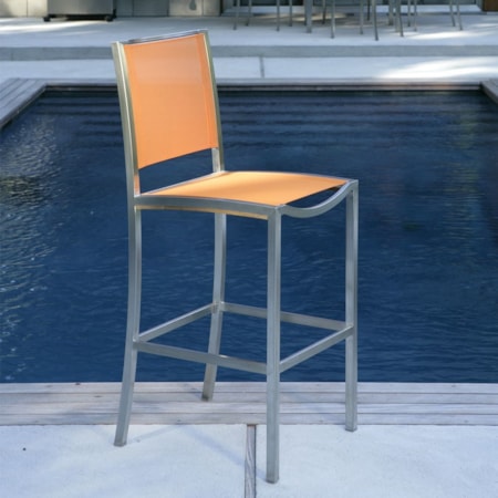 Outdoor Armless Bar Stool