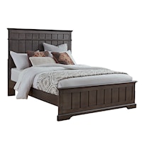 Transitional King Panel Bed