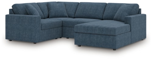4-Piece Sectional With Chaise