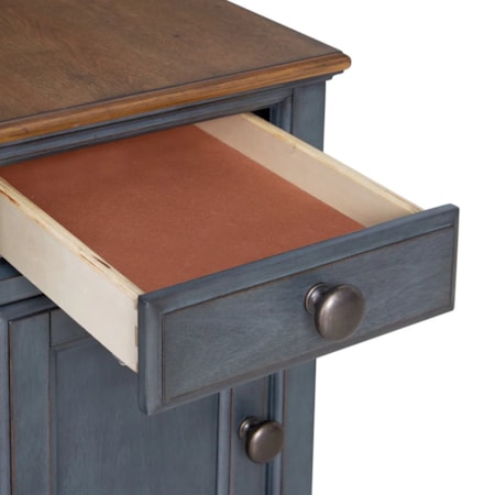 1-Drawer Chairside Table