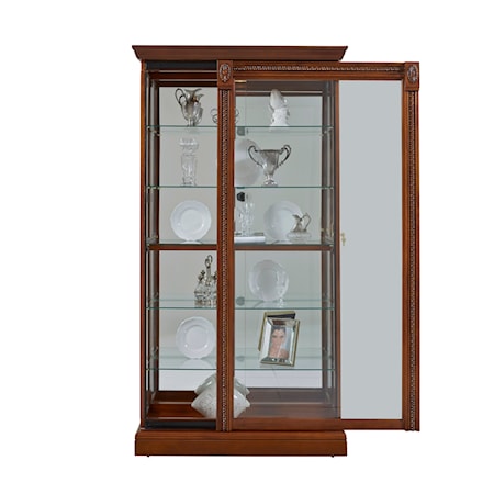 Two-Way Sliding Door Curio Cabinet