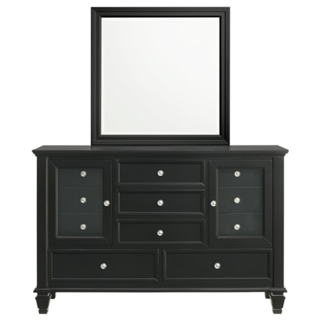 11-drawer Dresser w/ Mirror