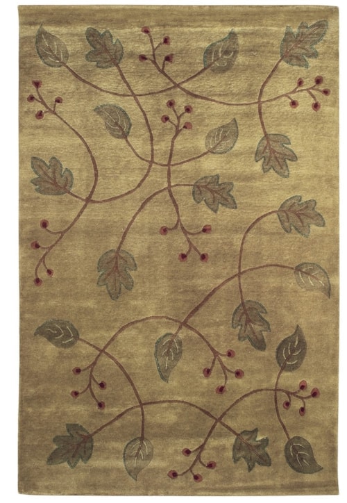 6'  x 9' Falling Leaves Rug