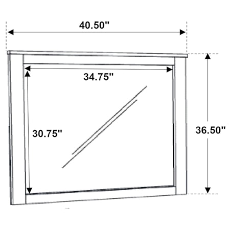 Woodmont Dresser Mirror