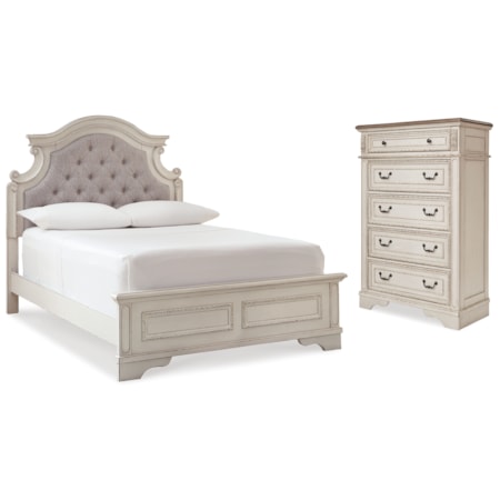 Full Panel Bed And Chest