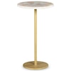 Prime Rosie Rose Quartz Top Chairside End Table