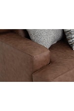 Franklin 953 Regent Transitional Loveseat with Throw Pillows