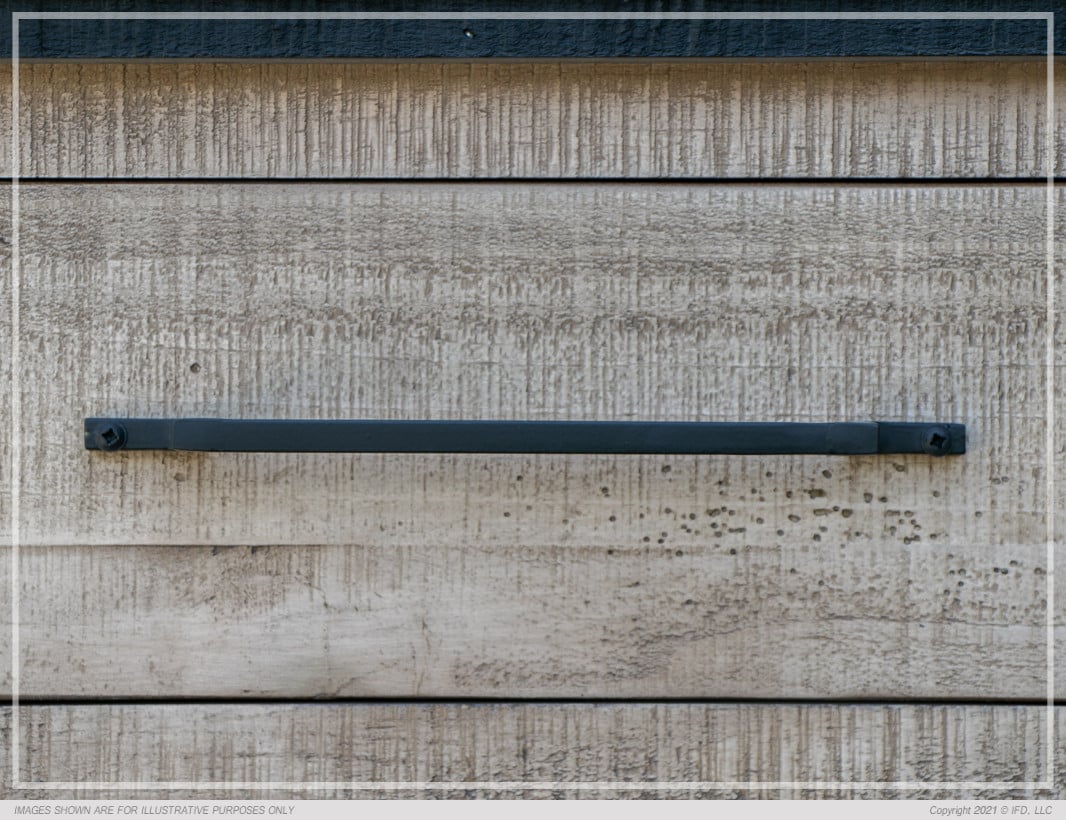 IFD Arizona Console 4-Door Console Table with Shelving