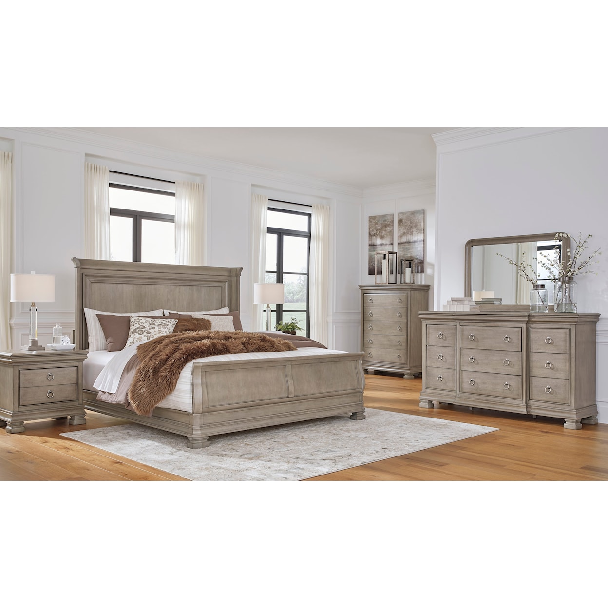 Ashley Signature Design Lexorne Queen Bedroom Set