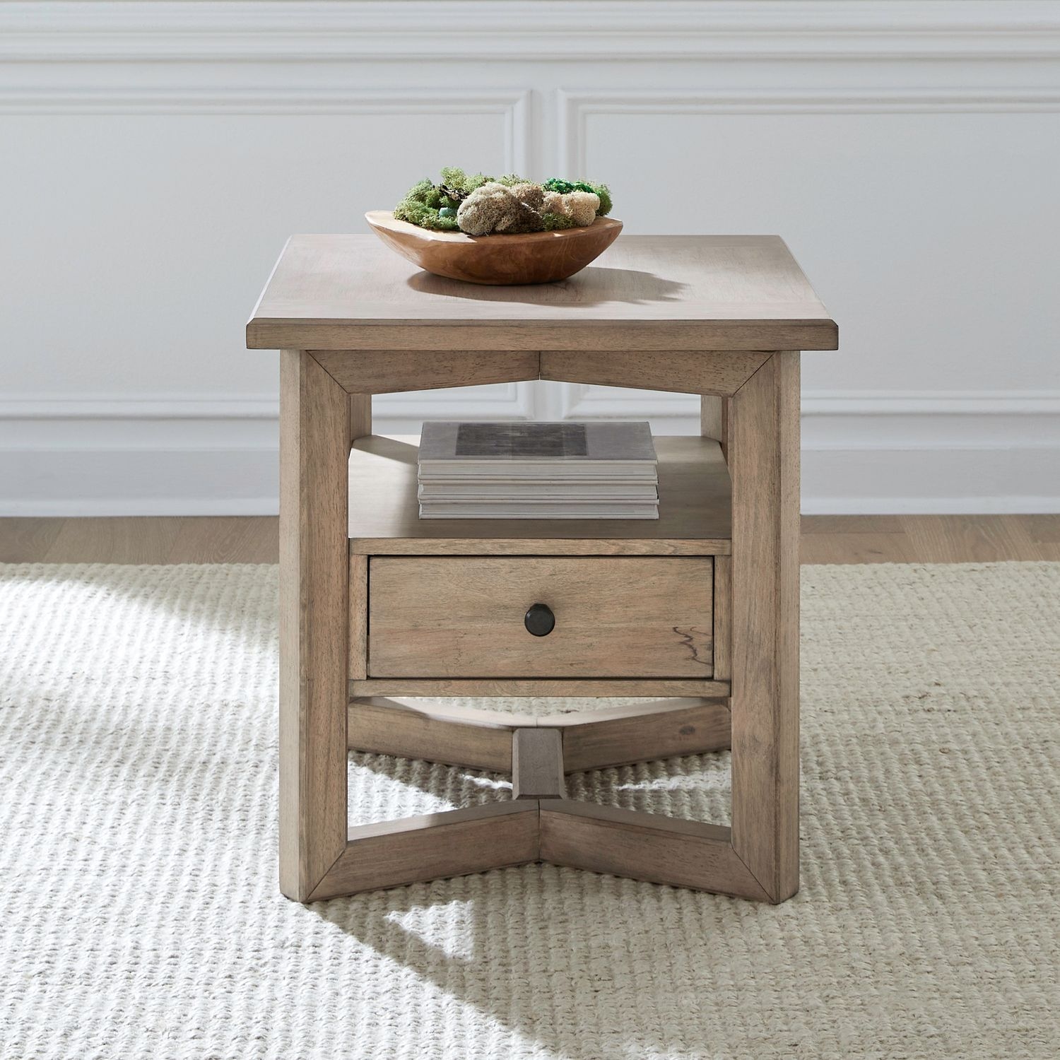 Liberty Furniture Proximity Place Rectangular 1-Drawer End Table