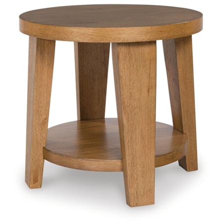 Round End Table
