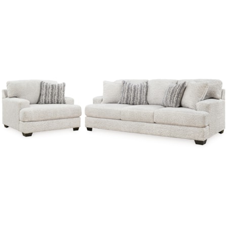 Sofa And Oversized Chair