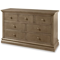 Casual Dresser with Solid Wood Drawers