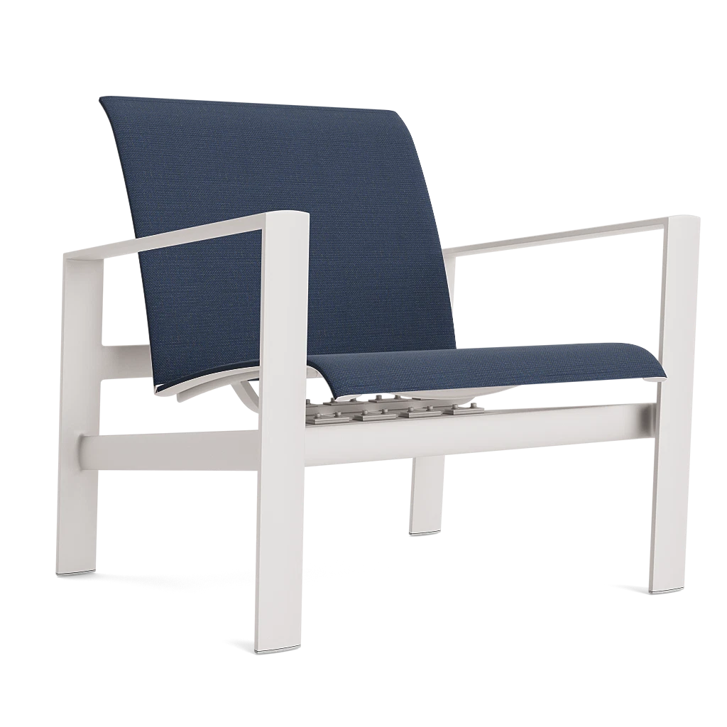 Modern Sling Motion Lounge Chair