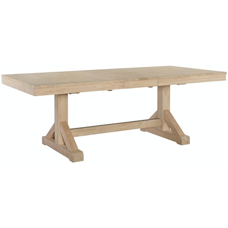Canyon Butterfly Leaf Trestle Table