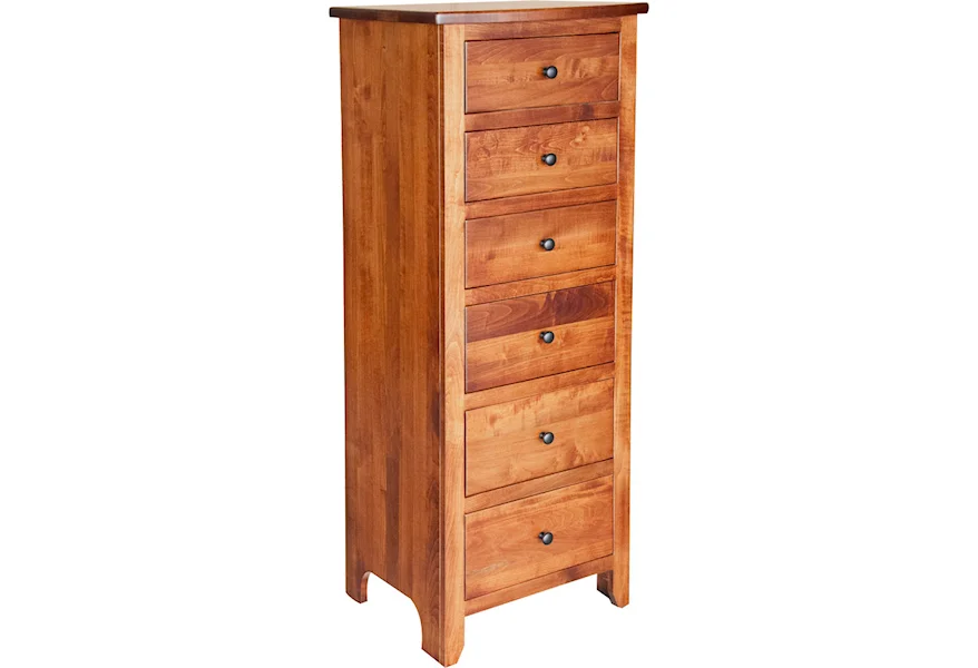 Shaker Solid Wood Lingerie Chest by Buckeye Furniture at Saugerties Furniture Mart