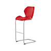 Global Furniture D1446BS Red Bar Stool