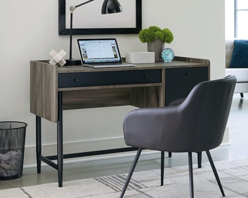 Contempory Modern Writing Desk with File Drawer