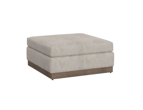Contemporary Upholstered Square Ottoman