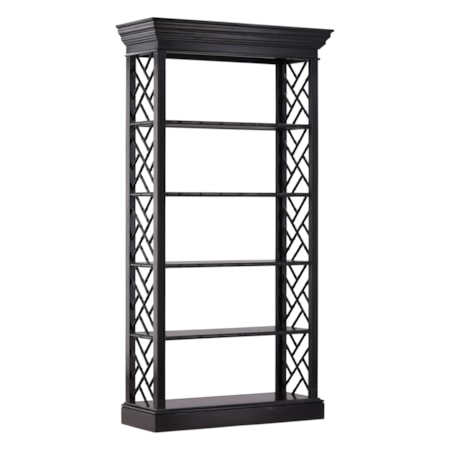 5-Shelf Bamboo Bookcase